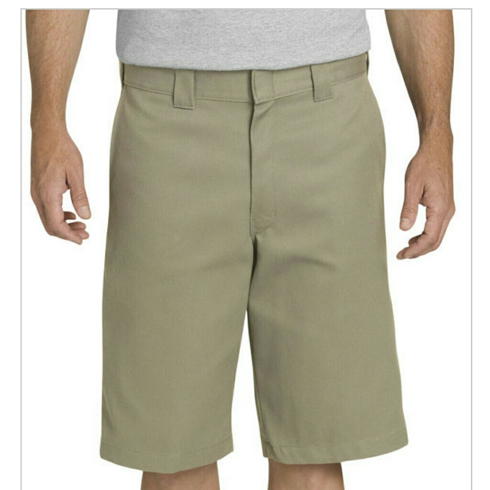 New Mens Dickie Desert Khaki Relaxed Fit Shorts